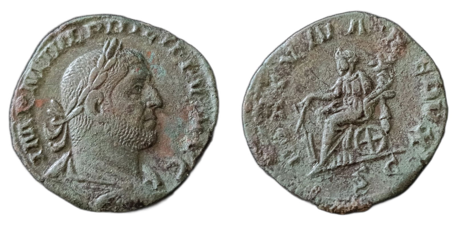 Roman, Sestertius, Philip I 'The Arab', 244 - 249 A.D (1 of 4)