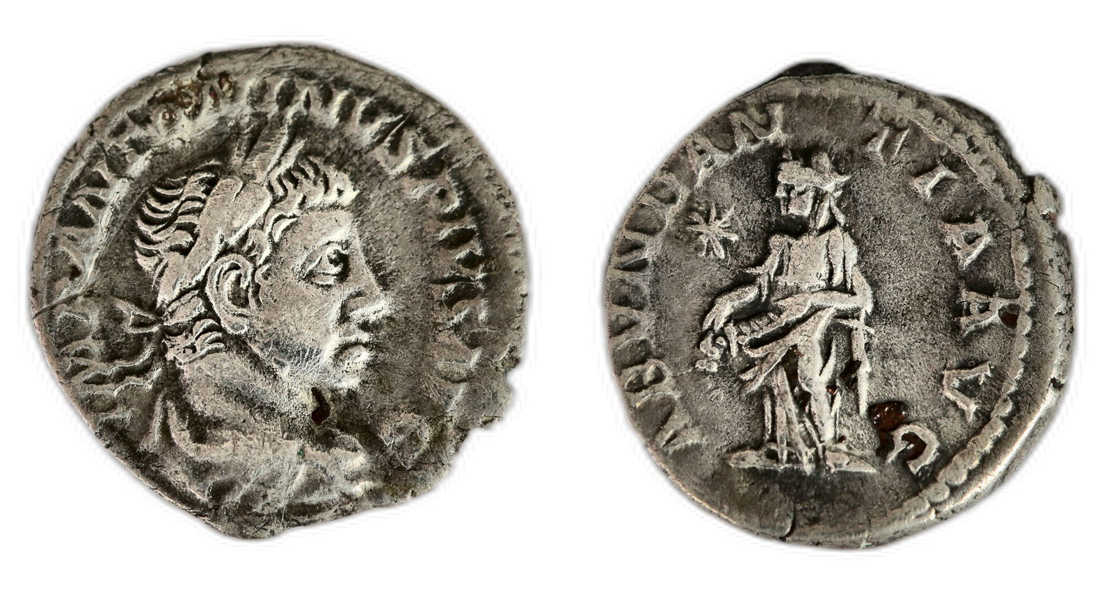 Roman, Denarius, Elagabalus, 218 -222 A.D (1 of 4)