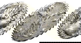 Roman, Denarius, Hadrian, 117 - 138 A.D: RULER: Hadrian DATE: 117 - 138 A.D DENOMINATION: Denarius MATERIAL: Silver, AR SIZE & WEIGHT: 18 mm, 3,30 gr OBVERSE: HADRIANVS AVGVSTVS, laureate head right REVERSE: COS III, Minerva