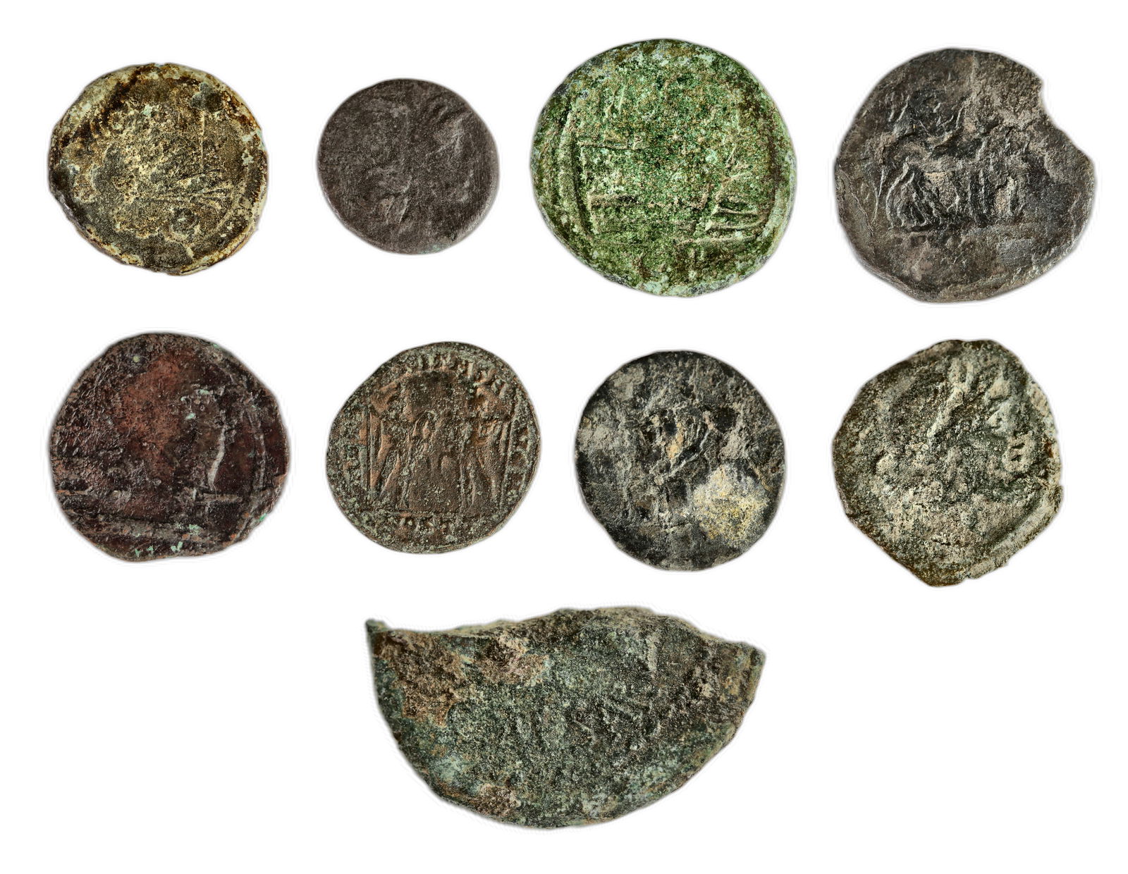 Roman, Coins lot (9 pieces), Republican (1 of 19)