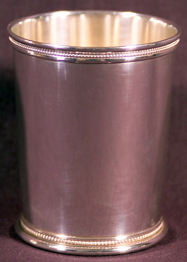 Mark J. Scearce Sterling Silver Julep Cup WJC II: 3¾"; 175 g. Kentucky.