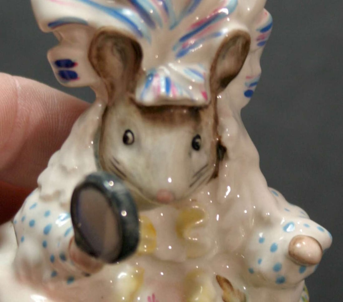 vintage porcelain figural animal statue (1 of 9)