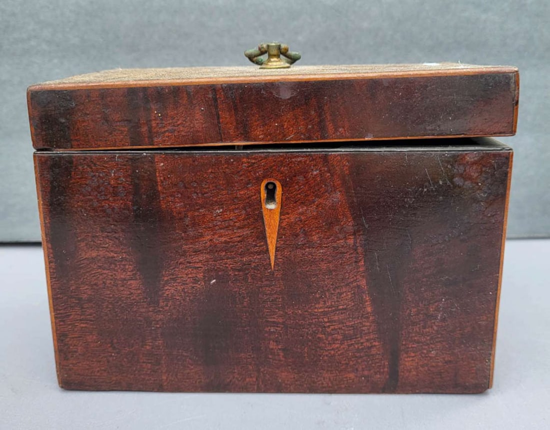antique wooden tea box (1 of 9)