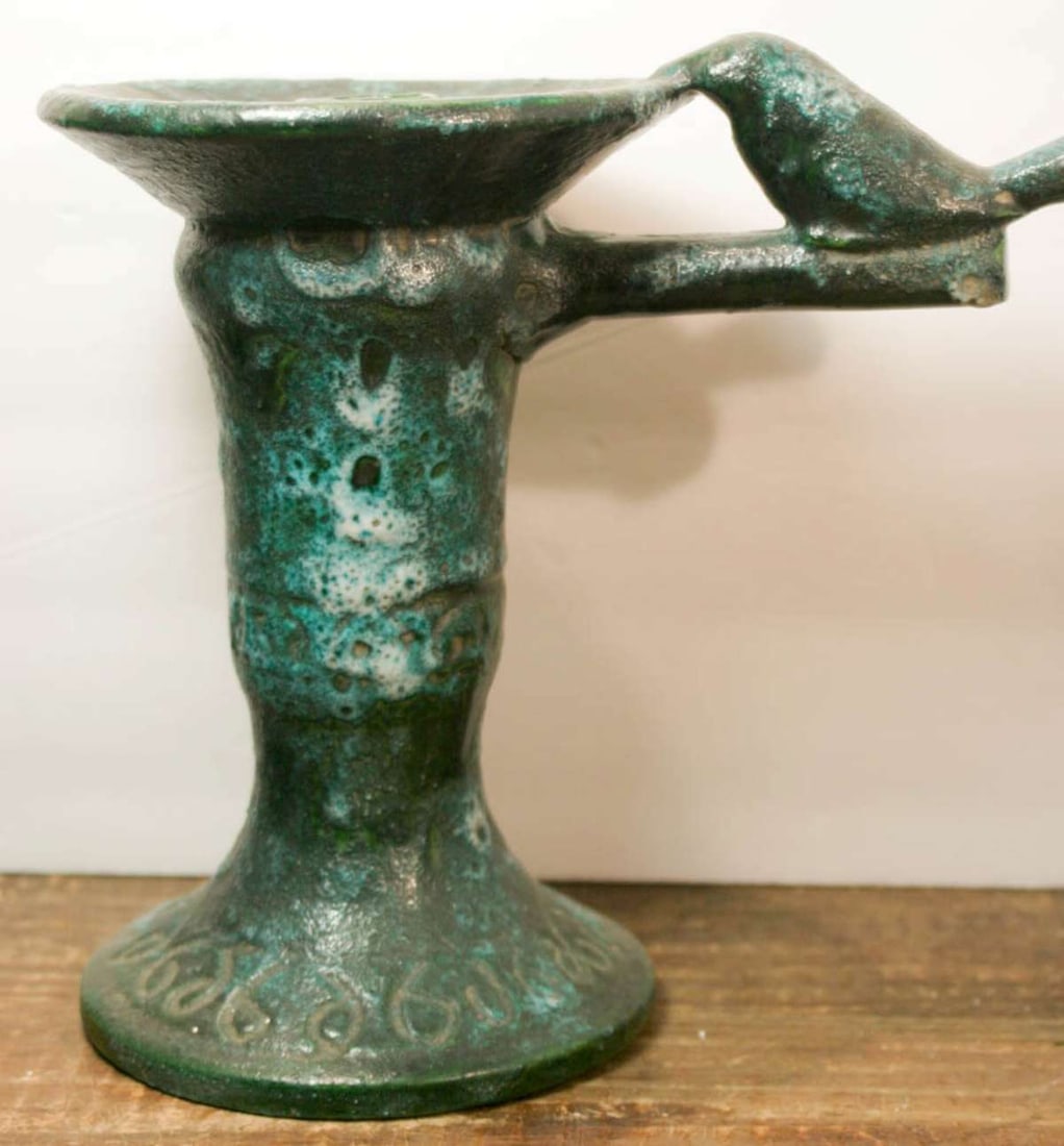 vintage pair Italian design candle holders (1 of 20)