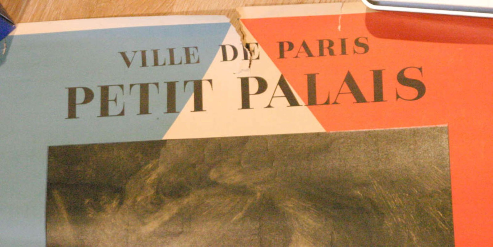 RARE original French antique broadside or poster (1 of 6)