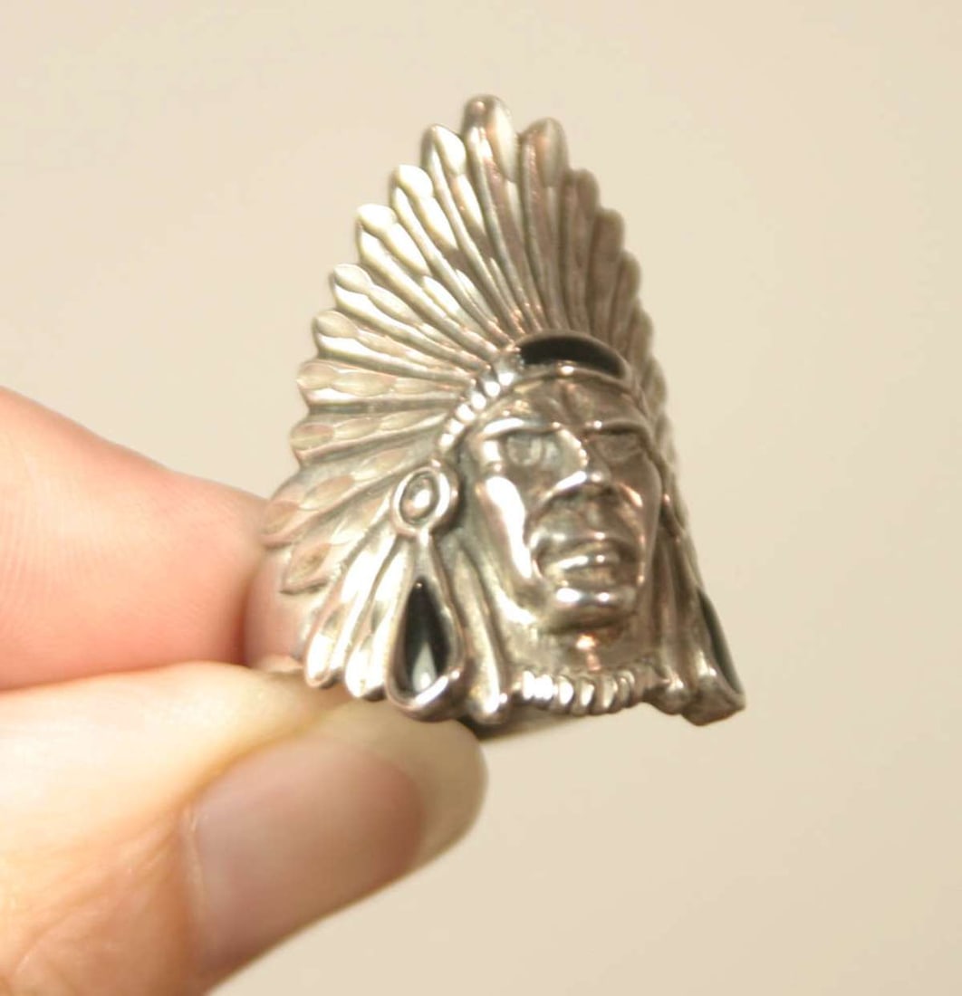 vintage estate jewelry: Native American ring (1 of 8)