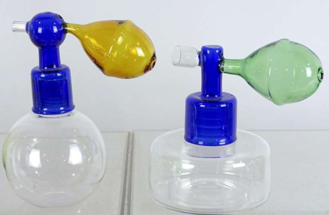 pair MCM glass Art glass objects (1 of 12)