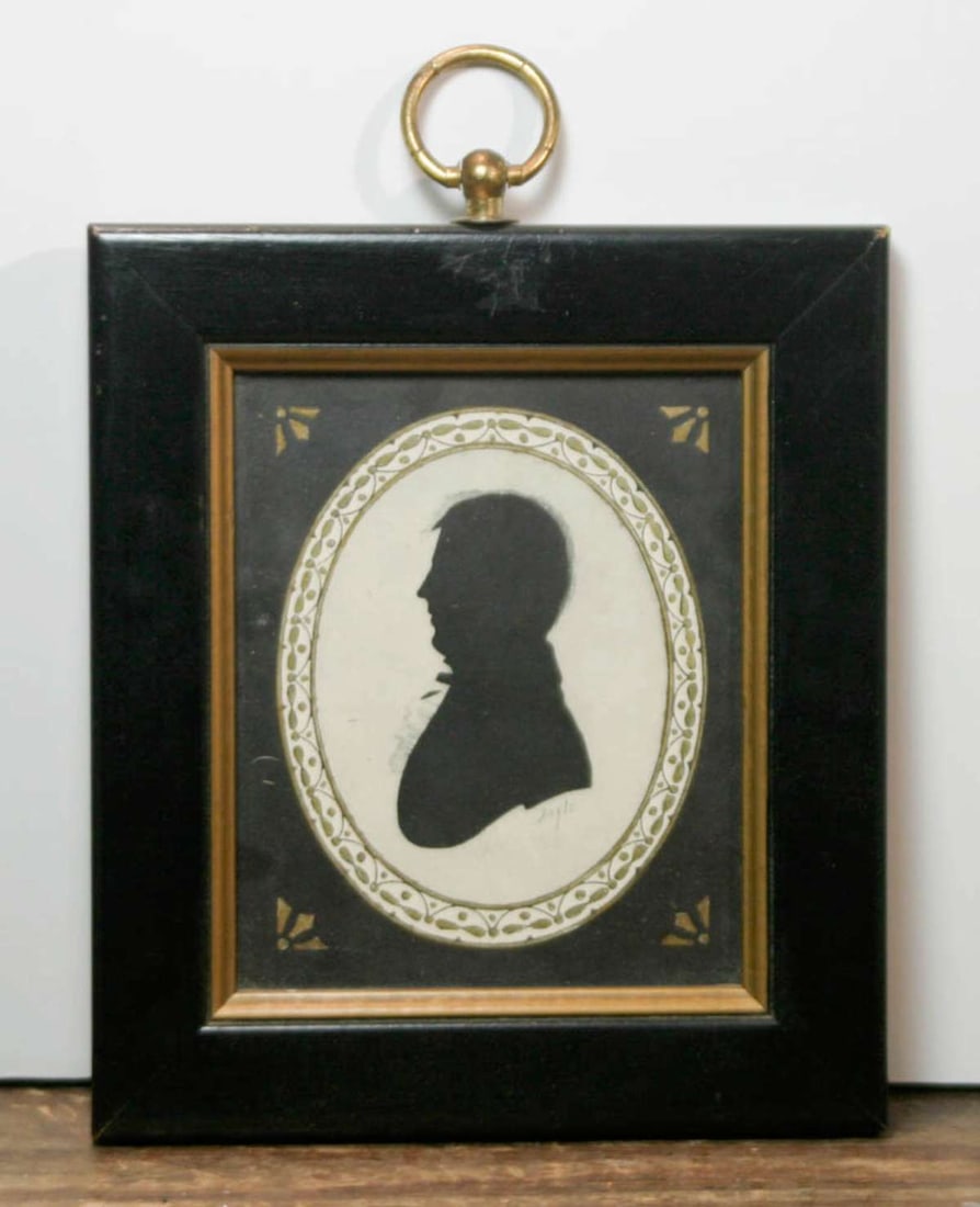 1800s silhouette of a man by William Doyle (1 of 7)