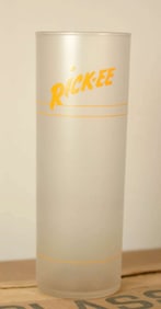 SET OF TWELVE vintage Rick-ee soda glasses