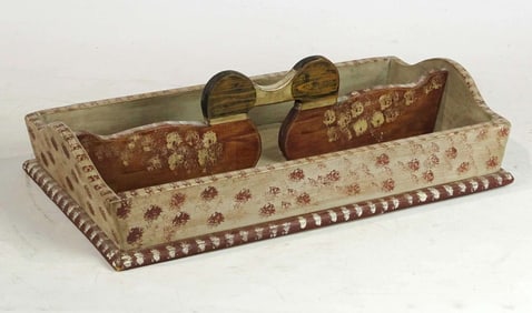 vintage Folk Art animal tray