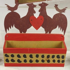 vintage Folk Art bird box