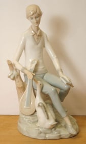 vintage figural porcelain statue, looks like Lladro