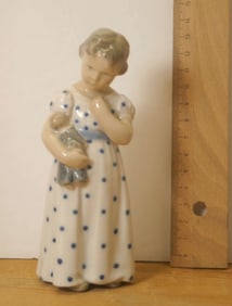 vintage Danish porcelain figural statue