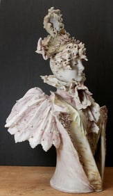 antique Stellmacher Austrian porcelain bust