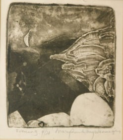 vintage etching by Mary Ann de Buy Wenniger