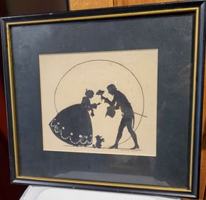original antique silhouette by Helene Nyce