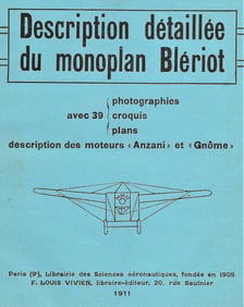 1911 aviation Bleriot airplane construction