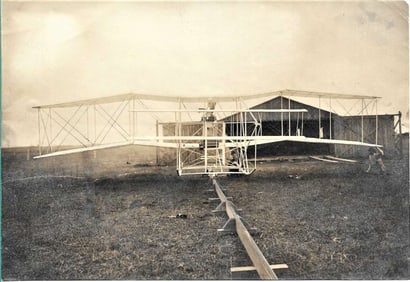 1910 aviation first airplane in Northwest rare