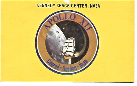 space 1969 Apollo 12 lunar mission launch pass rare