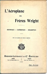 1908 first Wright brothers aviation book rare