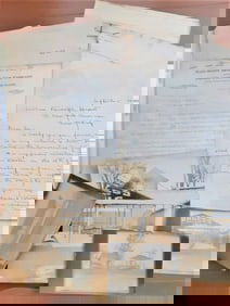 1911 unique aviation archive photographs, letters from aviator