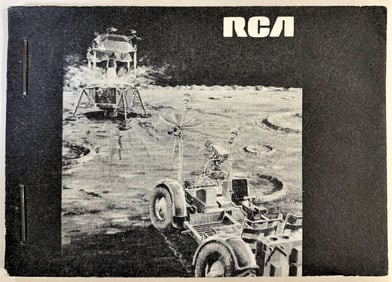 space RCA Apollo 15 flip book of lunar module rare