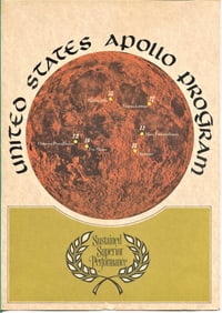 space Apollo ending program brochure rare NASA