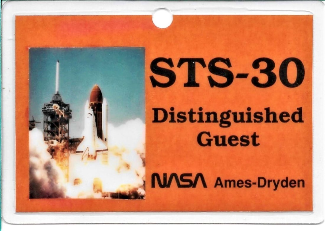 space shuttle launch pass for distinguished guest (1 of 1)