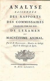 1784 important occult Mesmerism hypnotism book