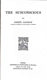 1906 occult book on the Subconscious hypnotism