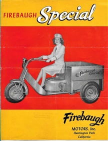 1946 commercial motorcycle vehicle California