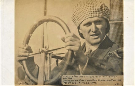 1912 S.F. aviation meet rppc of Lincoln Beachey