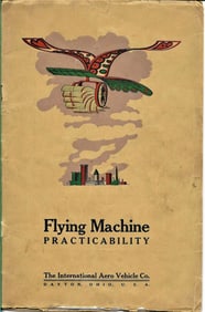 1906 aviation ephemera first ever Curtiss motor in airplane