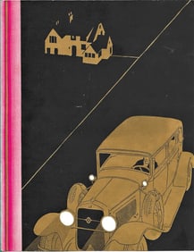 1929 Studebaker automobile brochure ephemera