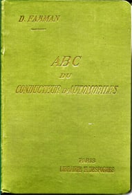 c. 1898 automobile book many illustrations rare