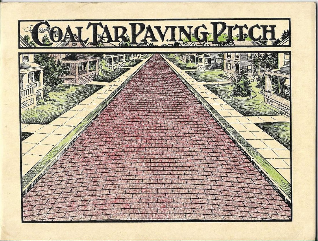 road paving construction ephemera catalog ca. 1910 (1 of 8)