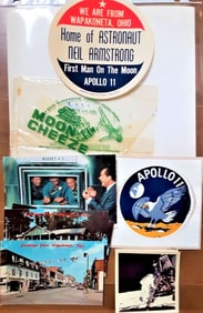space 1969 lot of Neil Armstrong Apollo 11 ephemera