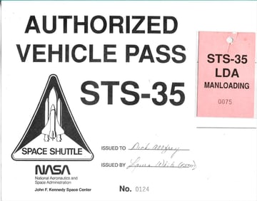 space Shuttle Columbia scarce vehicle passes