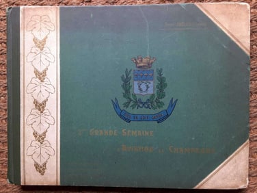 1910 photo album aviation meet Reims