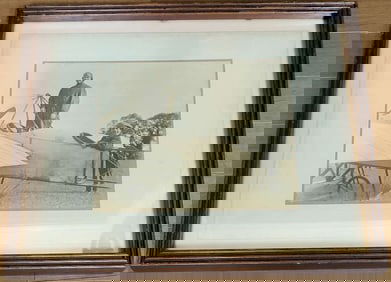 c. 1910 aviation huge photograph of a Bleriot airplane