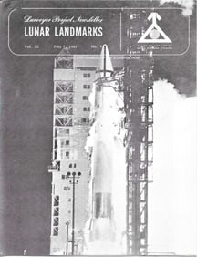 space 1967 "Lunar Landmarks" project Surveyor Newsletter no. 9