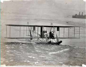 1912 aviation Wright pilot Coffyn famous flight over NYC