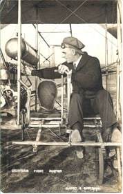 1911 aviation famous Vin Fiz rppc Cal Rodgers