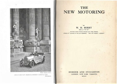 1919 automobile book many photos