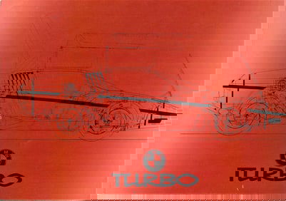 BMW experimental Turbo supercar brochure rare