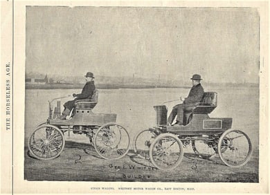 1898 antique automobilia Horseless Age issue