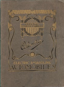1904 electric automobile Columbia catalog plus extra