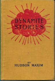 antique 1916 book on dynamite explosives signed