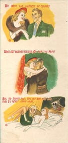 WW2 Japanese erotic propaganda leaflet RARE