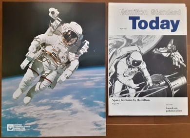 space 1977 space suit booklet plus poster